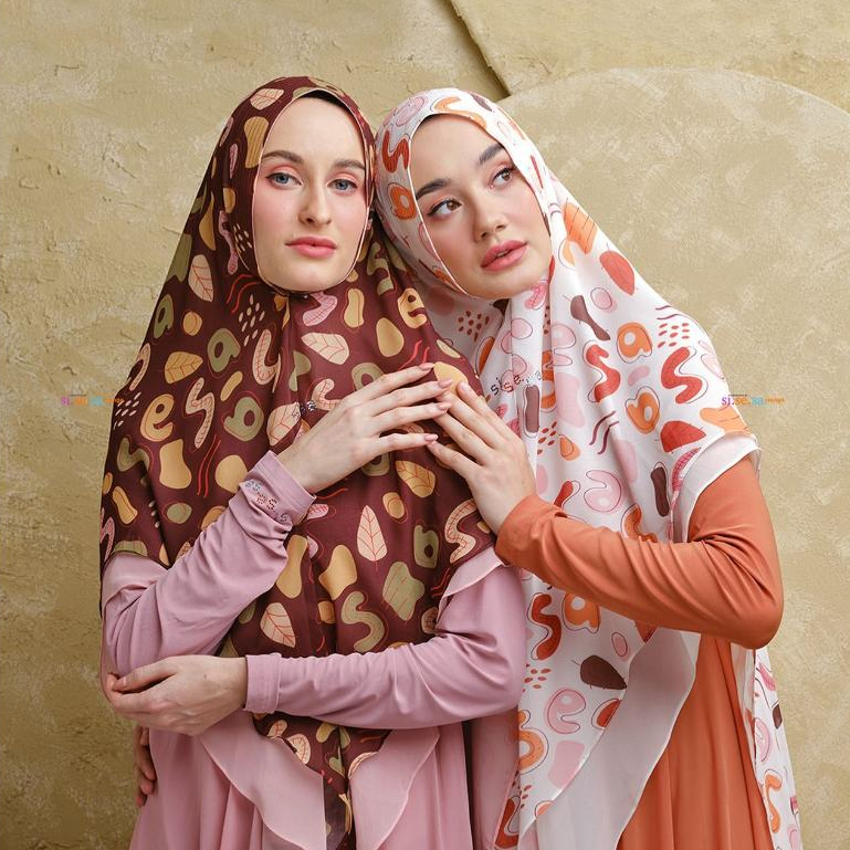 [SILMIKAFF] SiSeSa Khimar Berkha Vol 10 Gamis Jilbab Hijab Premium Limited edition SWAROVSKI Origina