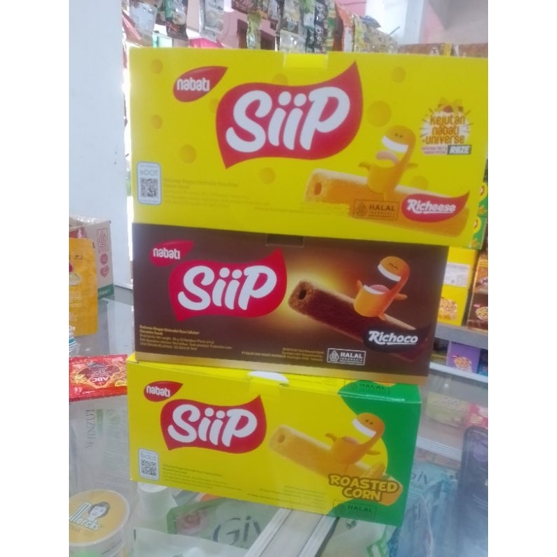 

Snack Siip Nabati kemasan 80gr isi 20pcs