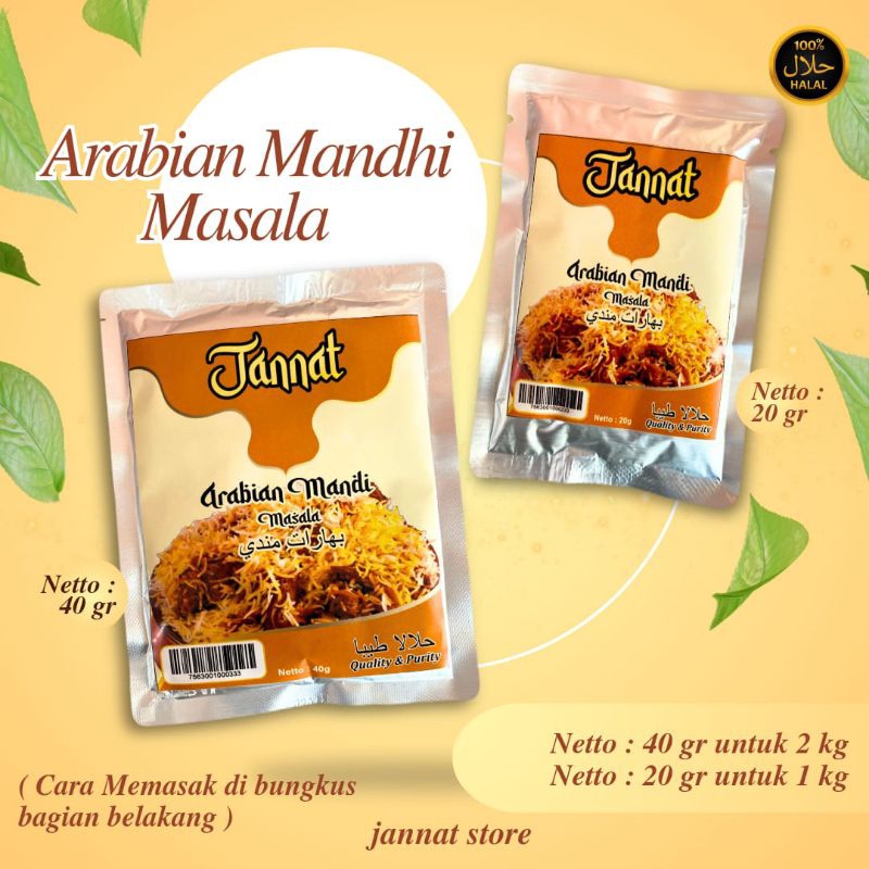 

BUMBU NASI MANDHI ARAB UNTUK 2KILO