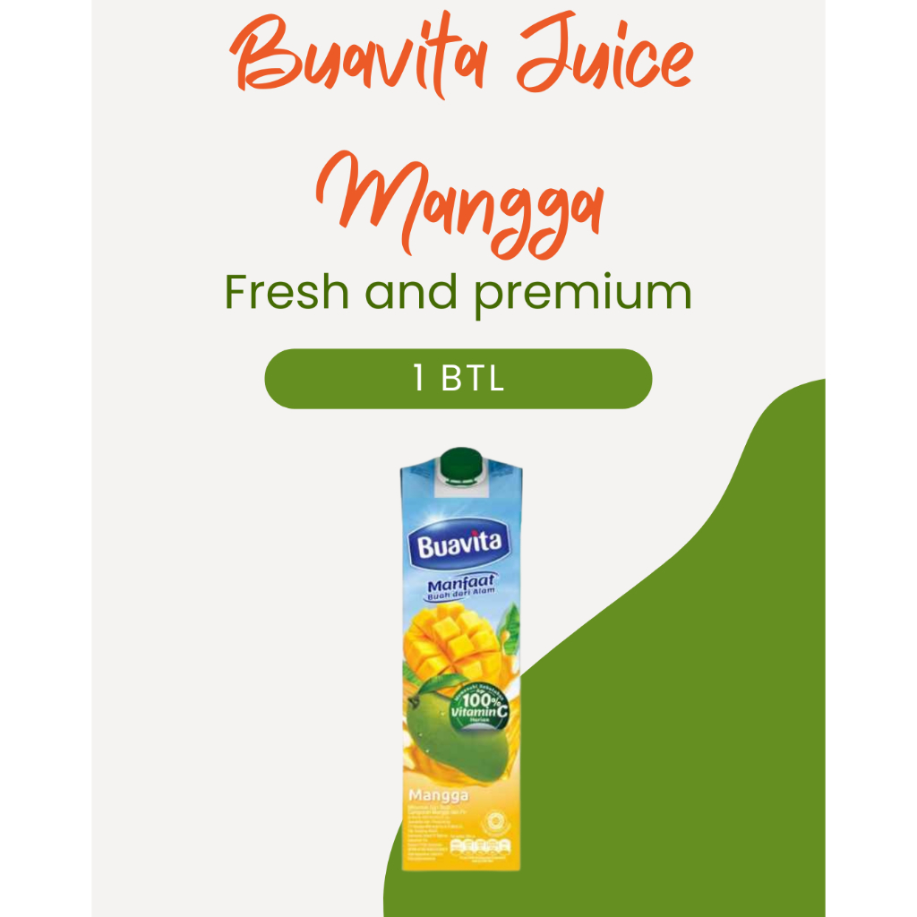 

Buavita Juice Mangga/Mango (1 Liter)