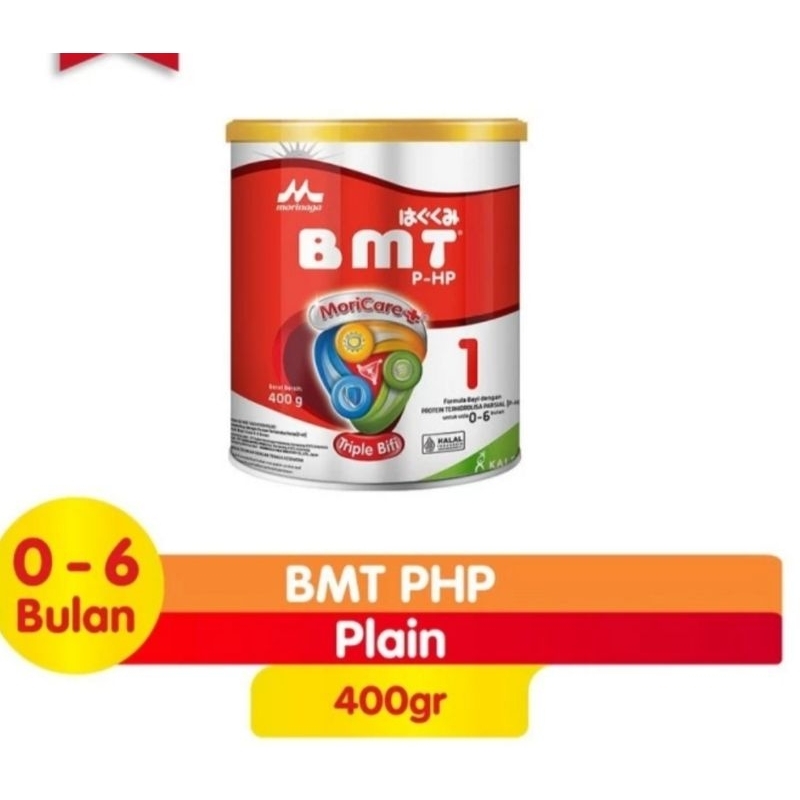 BMT Morinaga PHp 400gr & 800gr 0-6 bulan Susu Formula Bayi Alergi Susu Sapi Ringan