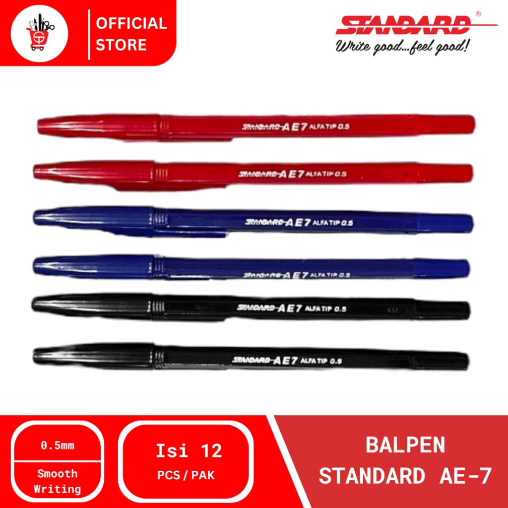

Pena | Pulpen | Balpen Standard AE-7 0.5 mm (1 PCS)
