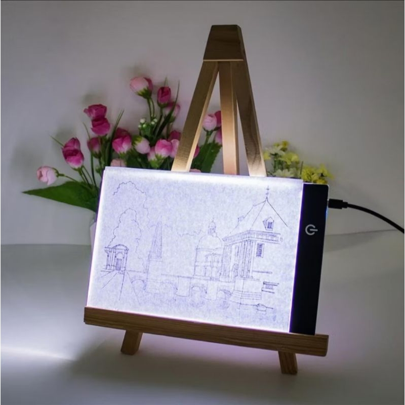 

A4 LED Drawing Tracing Board Stensil Board Papan Jiplak Gambar LED Anak & Dewasa Copy Board Papan