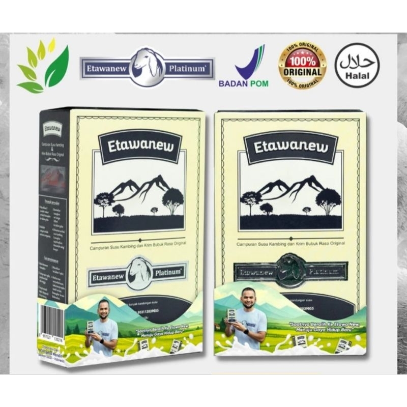 

ETAWANEW PLATINUM ORIGINAL 100% - SUSU KAMBING ETAWA 200gr