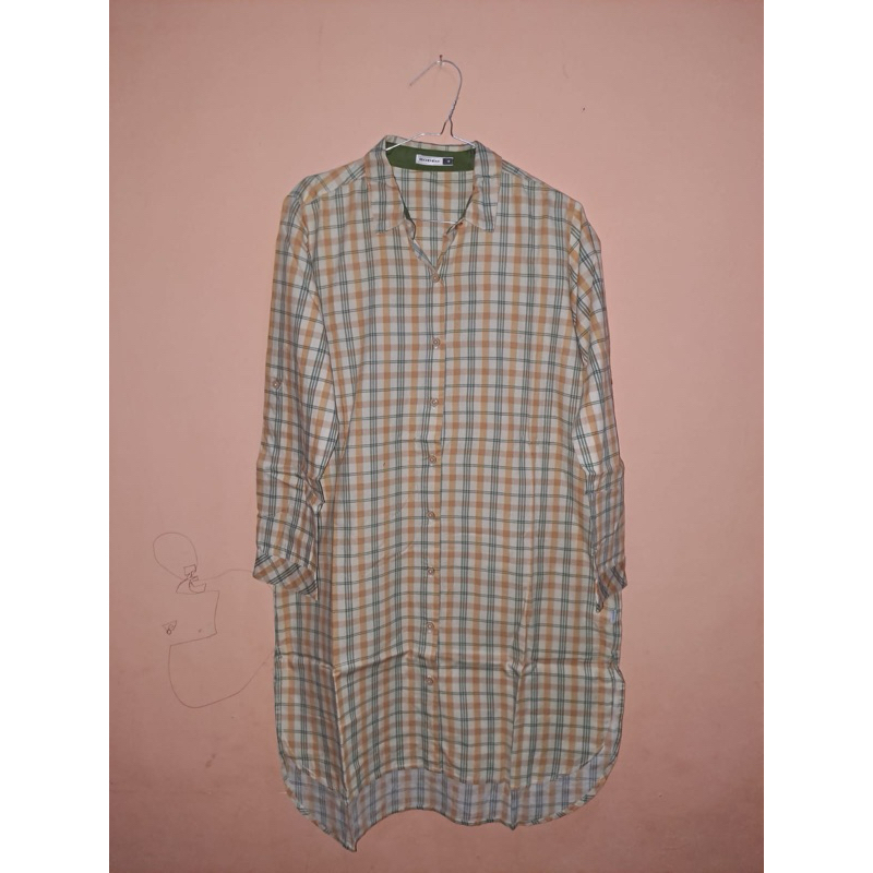 prelove tunik kemeja kotak kotak rodeo