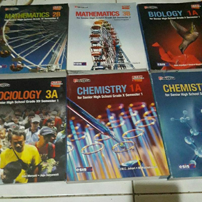 Buku Pelajaran Bilingual Kelas 1, 2, 3 SMA ( ORIGINAL)