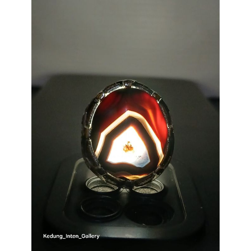 Cincin Pria Batu Yaman Motif Unik | Batu Akik Motif | Akik Yaman | Batu Akik Ageman