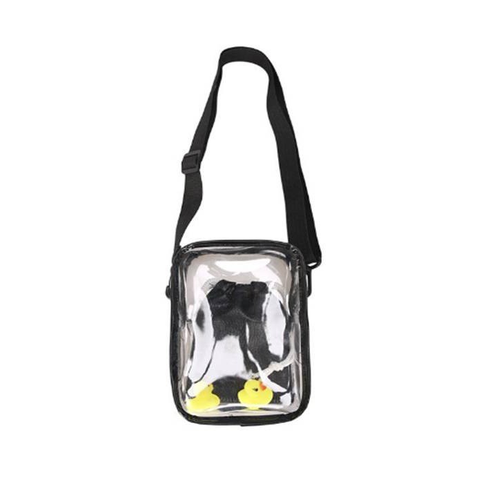 tas selempang slingbag transparan bening terbaru murah