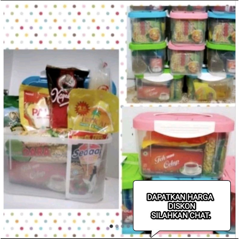 

Paket Sembako Murah / Parcel Sembako Free Container Serbaguna / Hampers