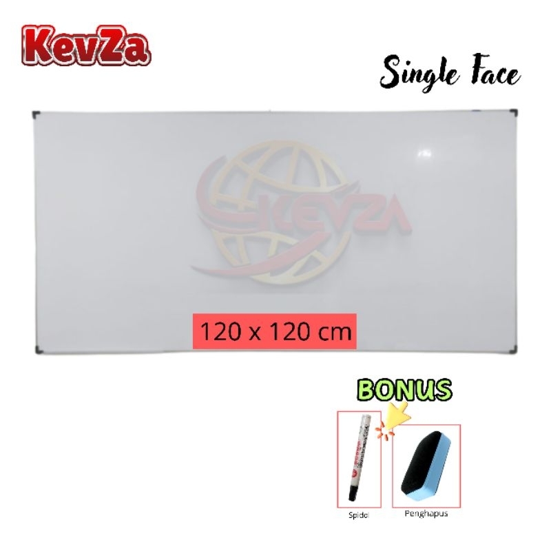 

Papan Tulis Gantung/ Whiteboard Single Face 120 × 120 cm