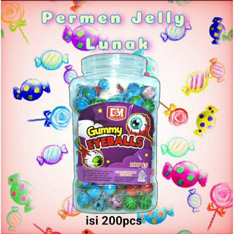 

permen lunak mini isi 200pcs . DLL