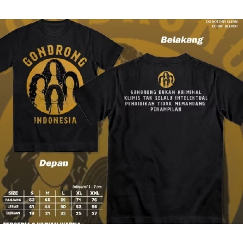KAOS GONDRONG INDONESIA