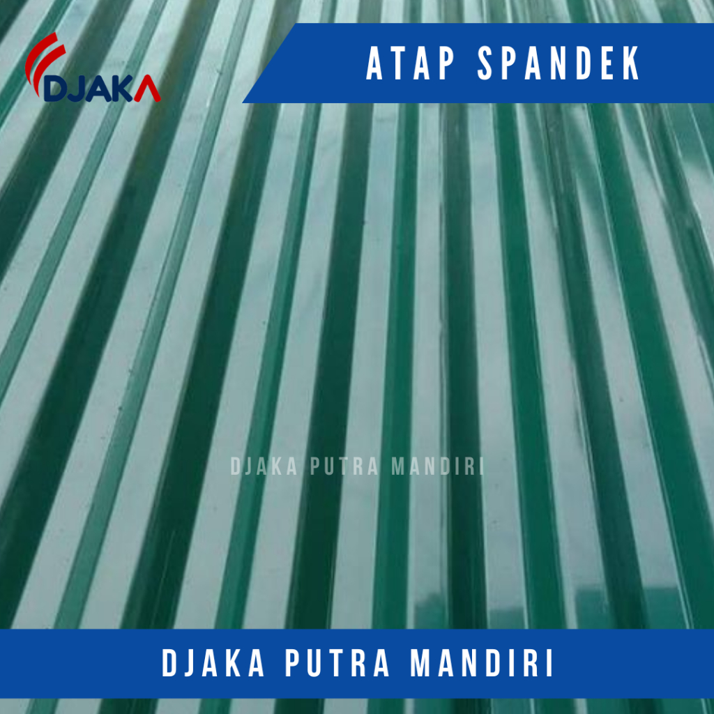 Atap spandek galvalum warna 0,30 - 9 gelombang
