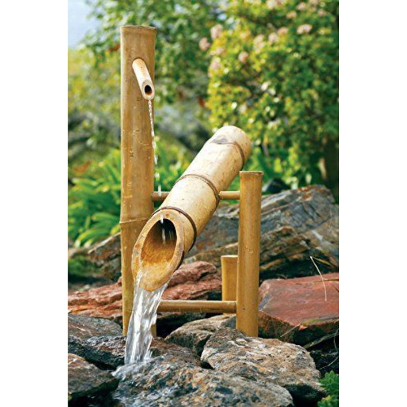 pancuran kolam ikan dari bambu, pancuran kolam ikan minimalis, pancuran kolam ikan terlaris.