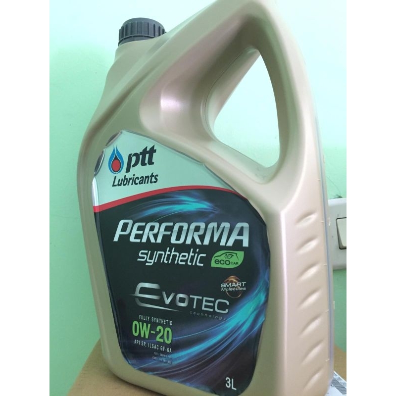 Oli PTT PERFORMA SYNTHETIC ECO CAR SAE 0W-20 3L