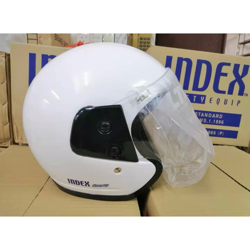 Helm INDEX PUTIH Original Malaysia
