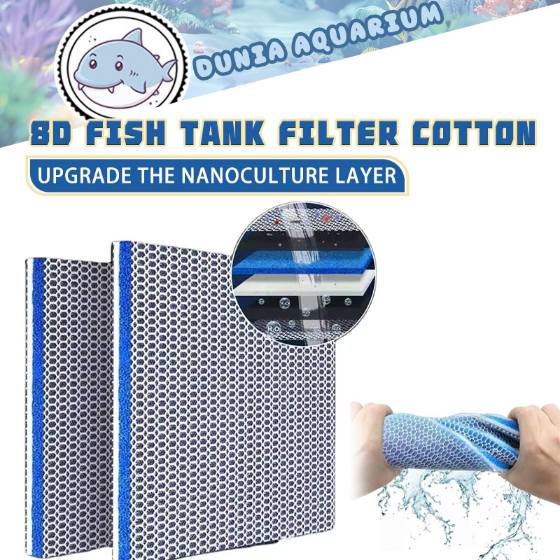 Filter Honeycomb Sarang Lebah Filter Kolam Aquarium Kapas Busa Lapis
