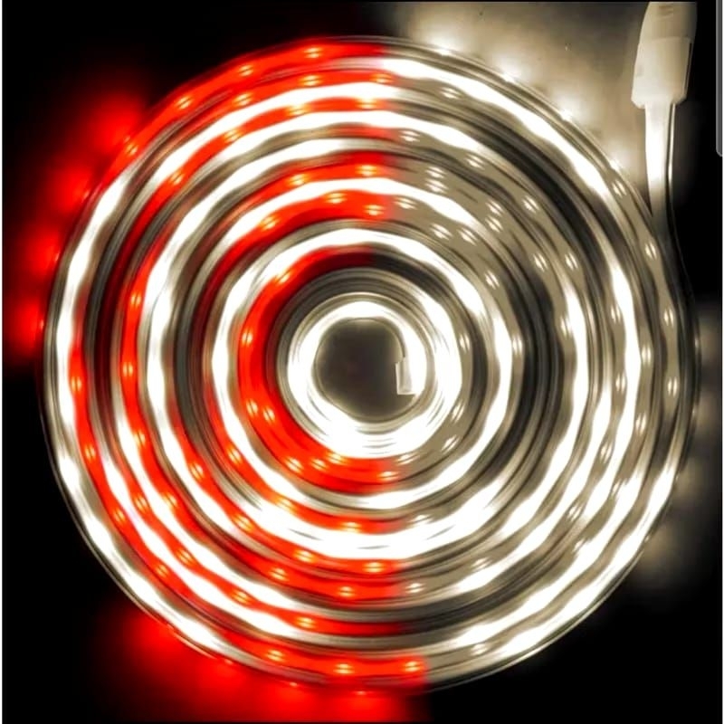 newpallas  Lampu LED Strip Merah putih 7 Meter warna-warni / Lampu Selang LED merah putih / Lampu Hi