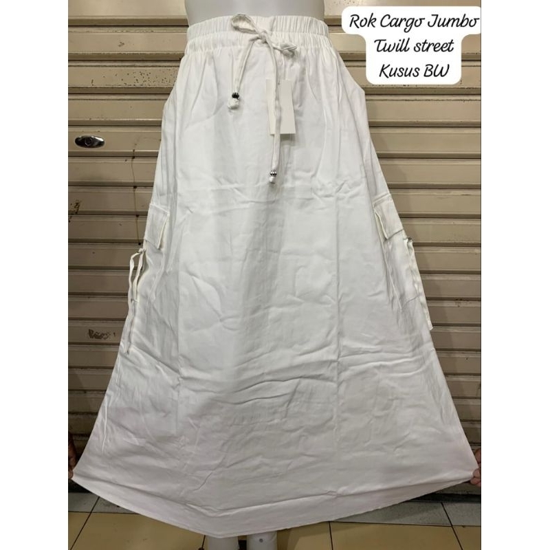 Rok A Cargo Putih By Simple me