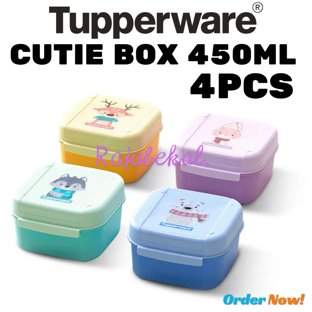 PROMO Tupperware  Fancy Signature Set 450ml 4pcs Cutie Box