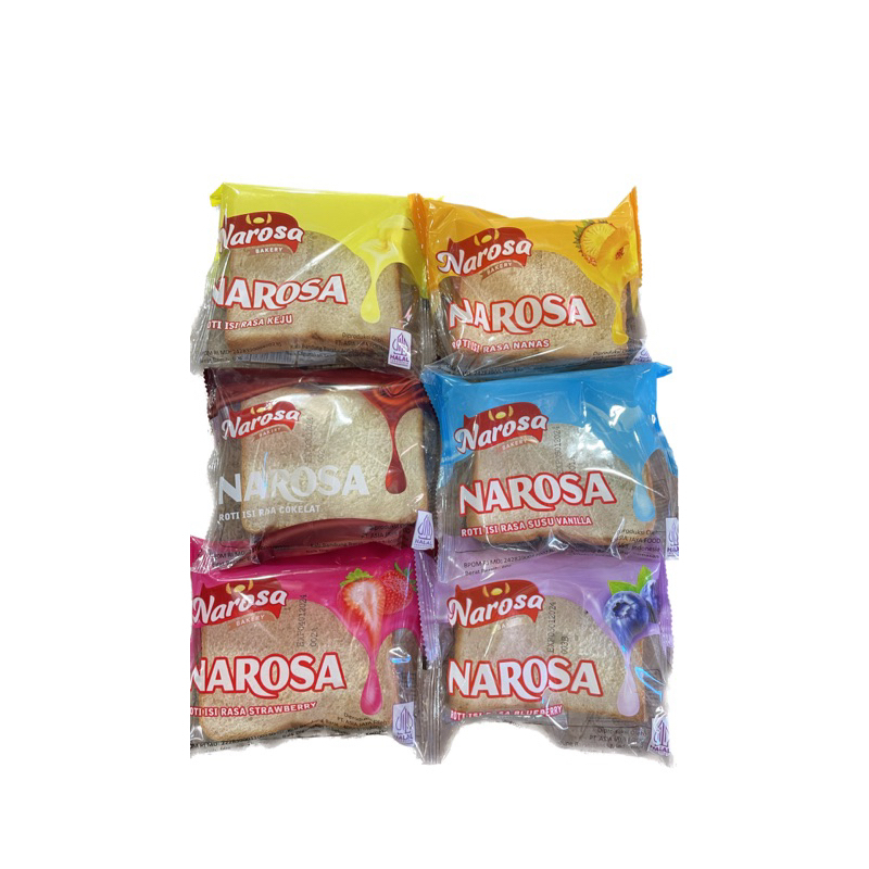 [MT] Narosa Bakery Narosa Roti Isi dengan Aneka Rasa 60gr