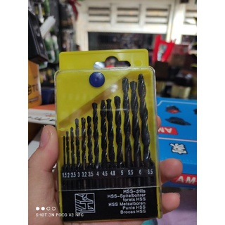 Mata Bor Set 13pc hss kayu dan besi ( MATA BOR SET )