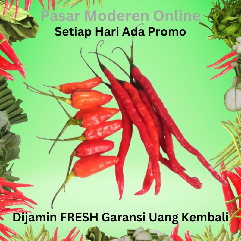 

CABE MERAH CAMPUR 100 GRAM