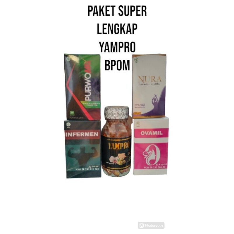 YAMPRO PROMIL PAKET SUPER LENGKAP BPOM