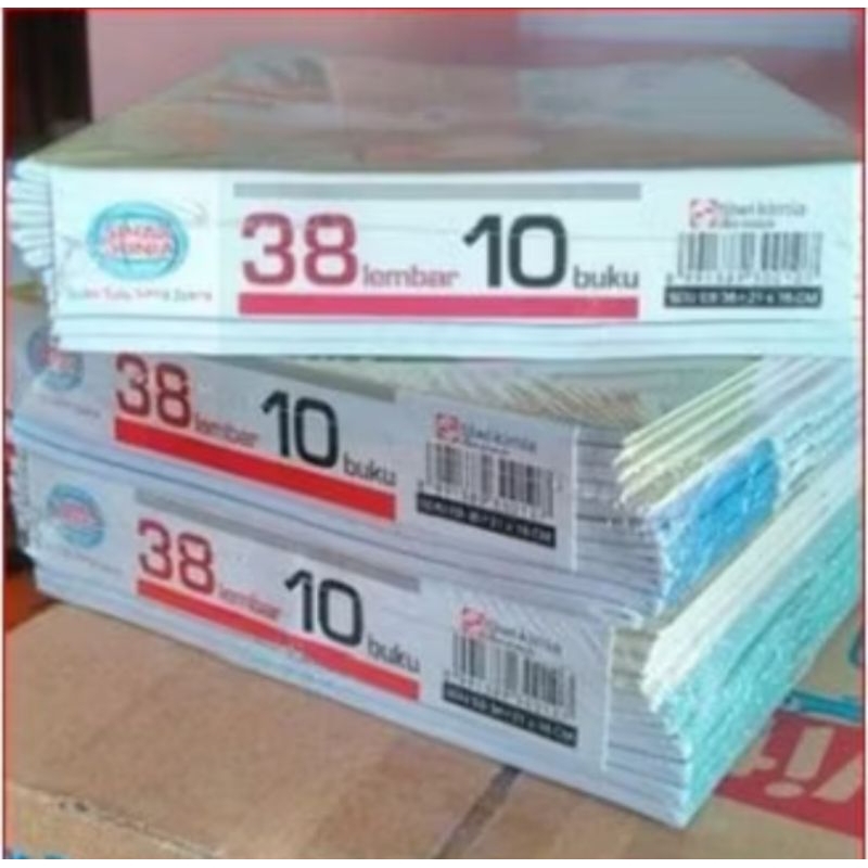 

buku tulis sidu 38 lembar buku tulis sekolah 1 pack isi 10
