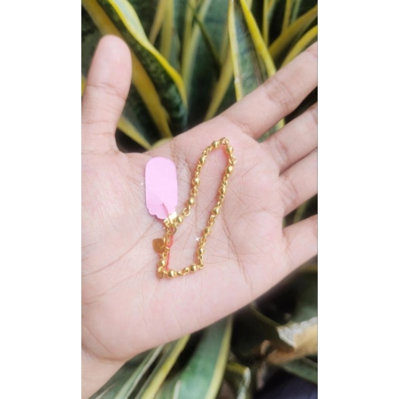 Gelang lada anak emas 6k