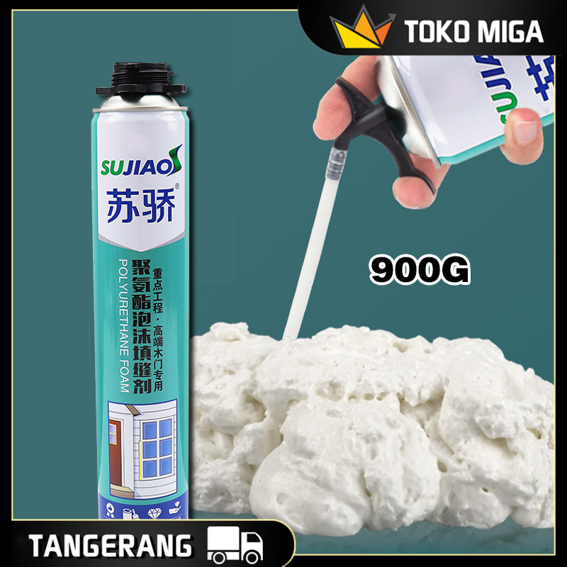 900g Foam PU Foam Sealant Spray Polyurethane Foam Anti Bocor PU Foam Spray Multi Purpose