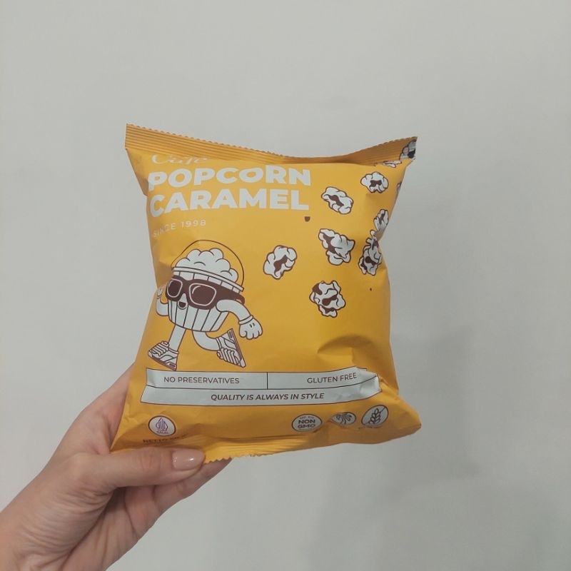 

Pop corn Caramel XXI cafe non GMO 80 gram