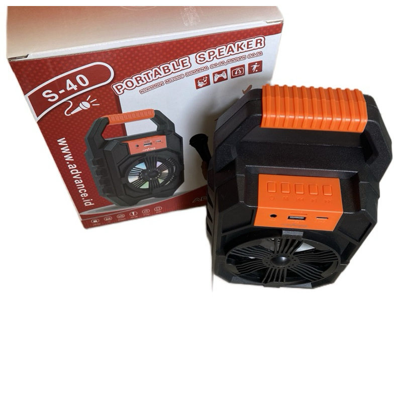 SPEAKER PORTABLE BLUETOOTH ADVANCE S-40