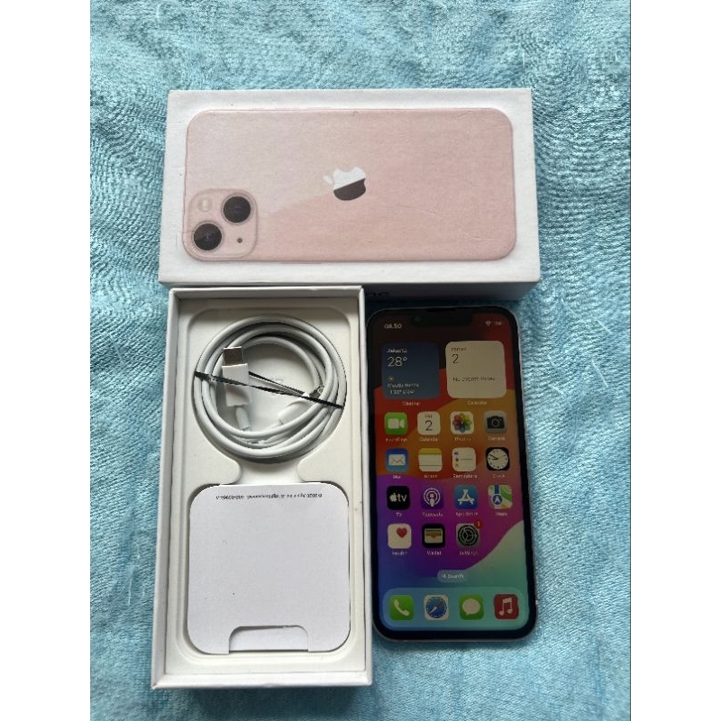 iPhone 13 Mini 256GB iBox Pink BH 92% iBox Digimap Resmi SINYAL AKTIF PERMANEN