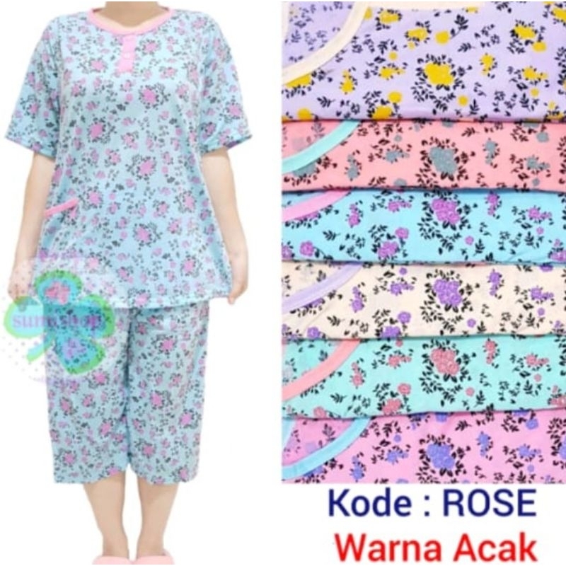 Baju Tidur 3/4 XXXL JUMBO Babydoll Dewasa