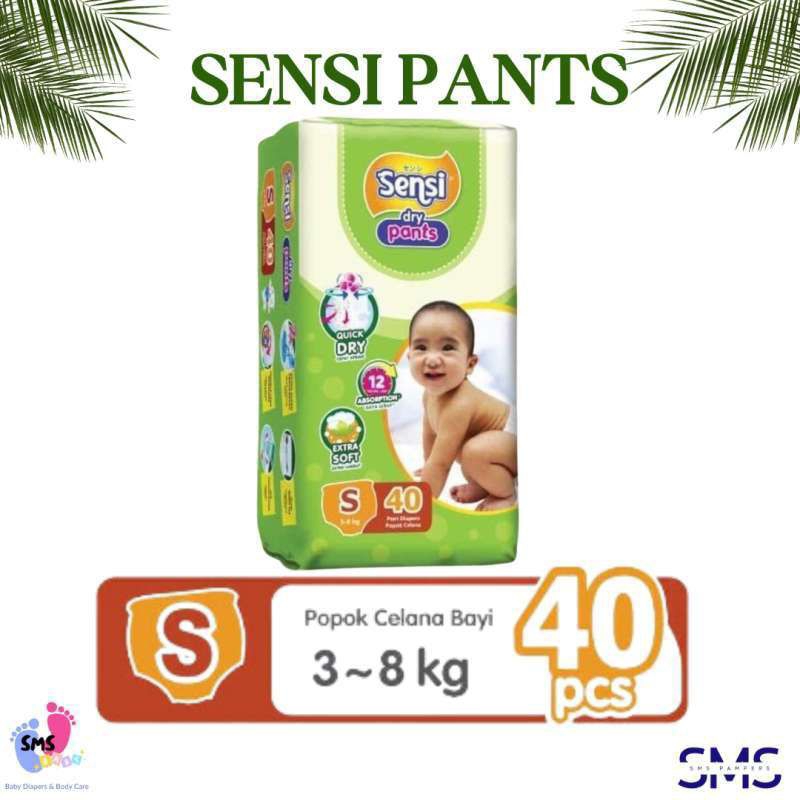 Pampers Sensi Dry Pants S, M, L, XL, XXL