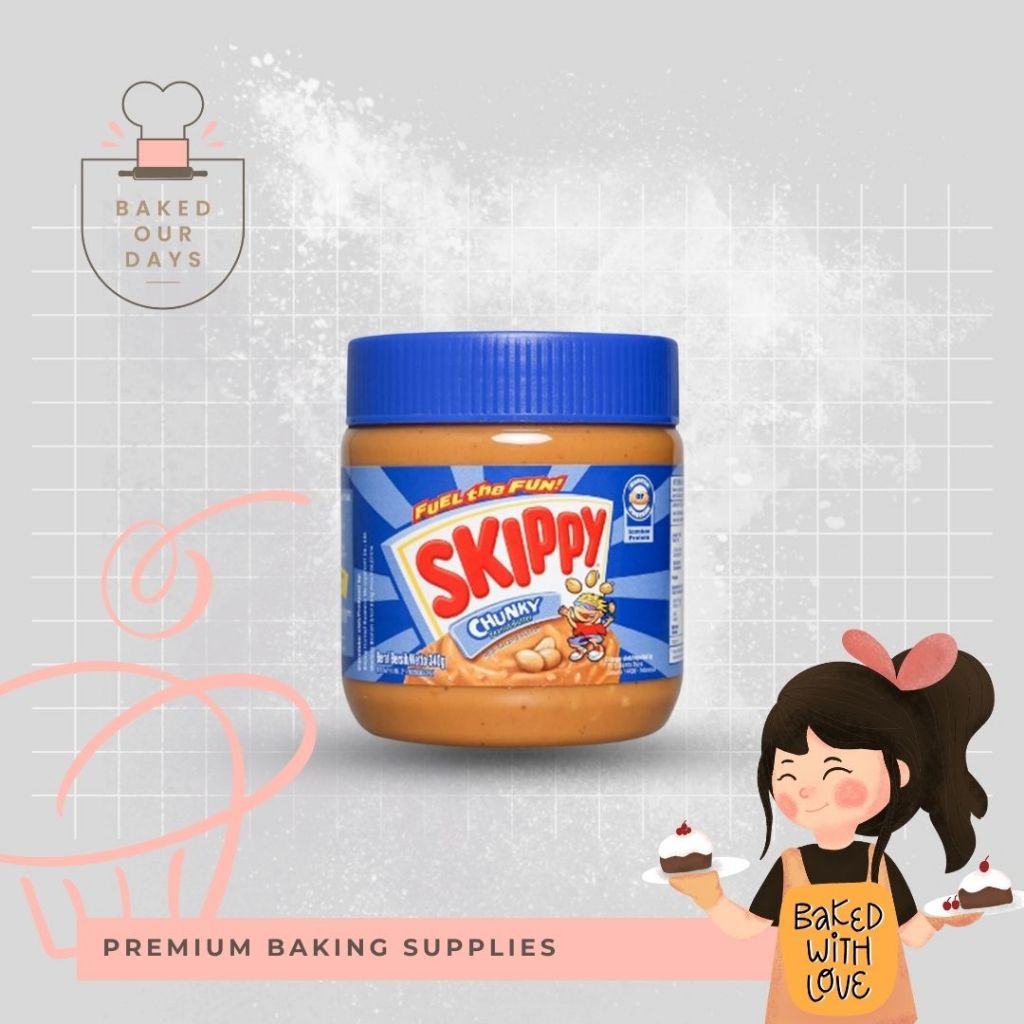 

Skippy - Chunky Peanut Butter / Peanut Butter / Selai Kacang Skippy / Selai Kacang Chunky 340 Gram