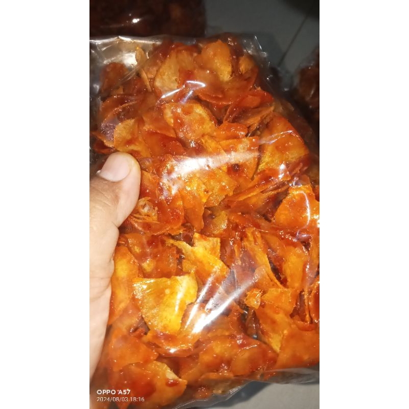 

kripik singkong pedas