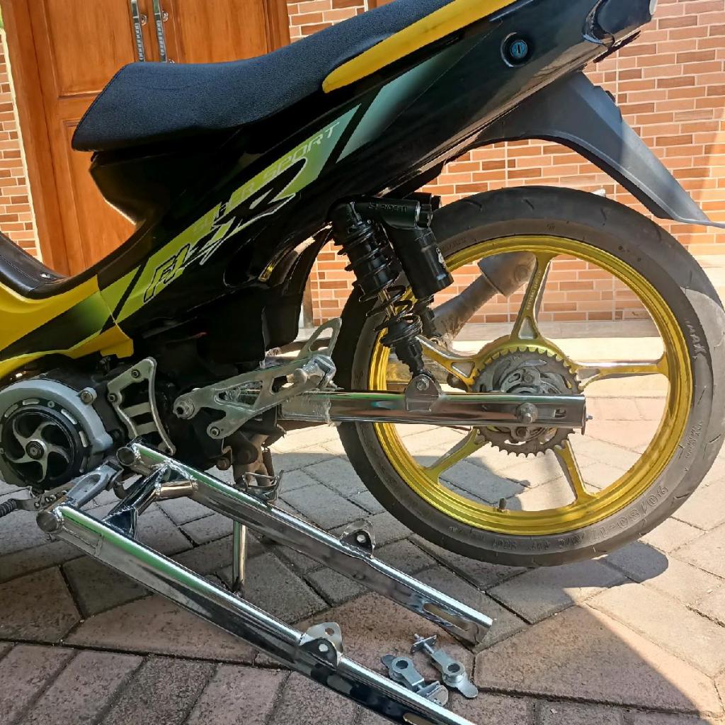 SWING ARM W175 OVAL PNP FIZR MODEL NEW LONG ARM SET KARET BANTALAN +STELAN RANTAI