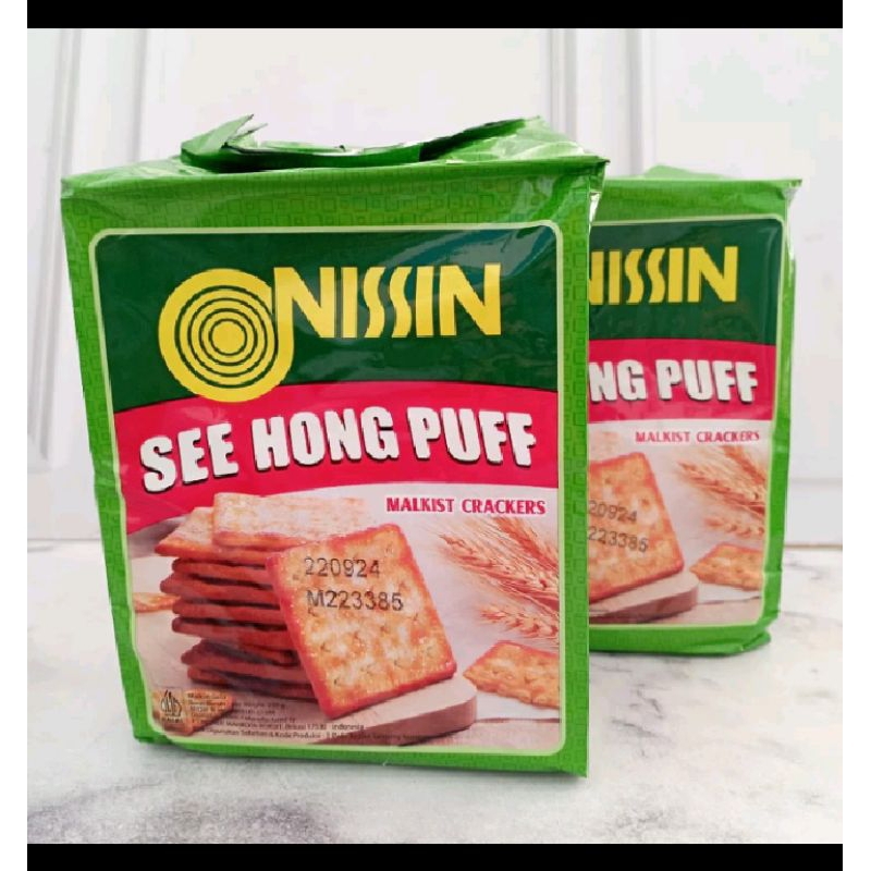 

Nissin See Hong Puff malkist gula/malkist Crackers 250gr