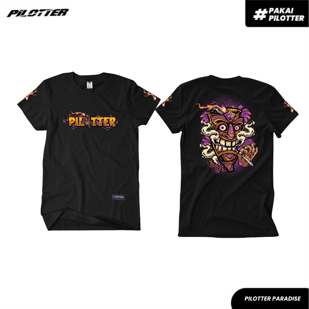 KAOS PILOTTER PARADISE GANK ORIGINAL FREE STIKER