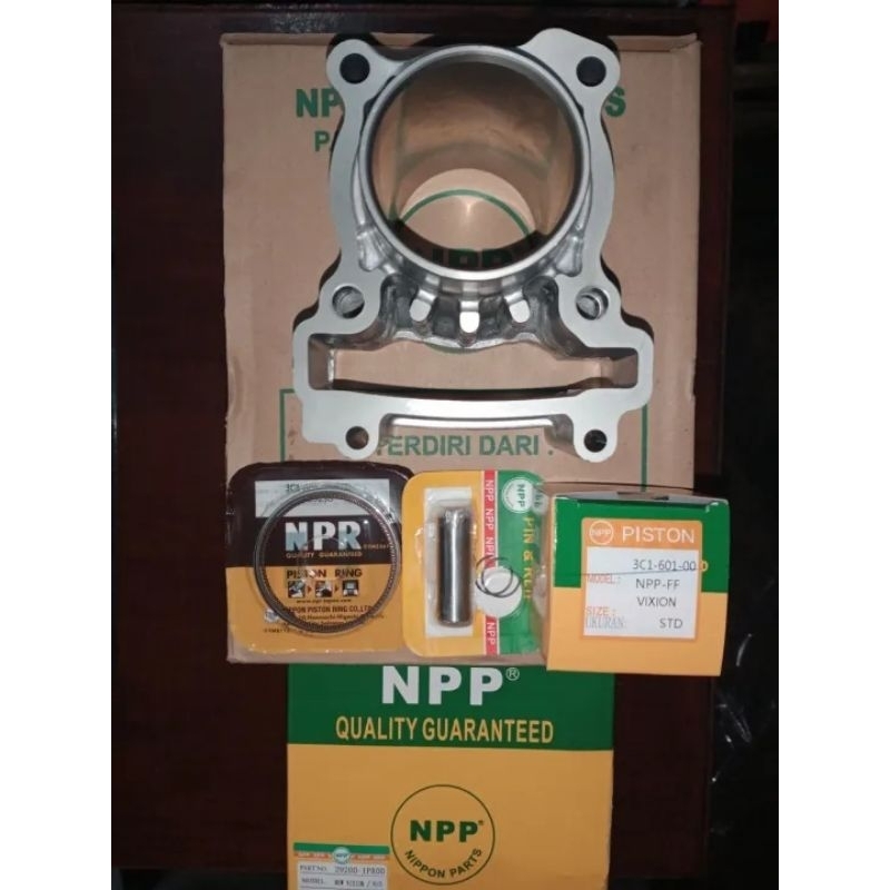 BLOK SEHER YAMAHA VIXION NEW R15 NPP PAKET SILINDER  CYLINDER BLOK NPP VIXION NEW R15 100% NPP