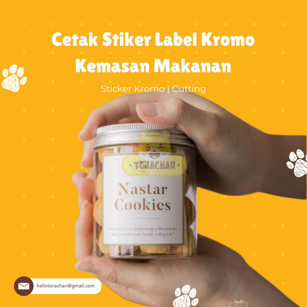 

Cetak Stiker Label Kromo Kemasan Makanan | Cetak Sticker Kemasan Makanan