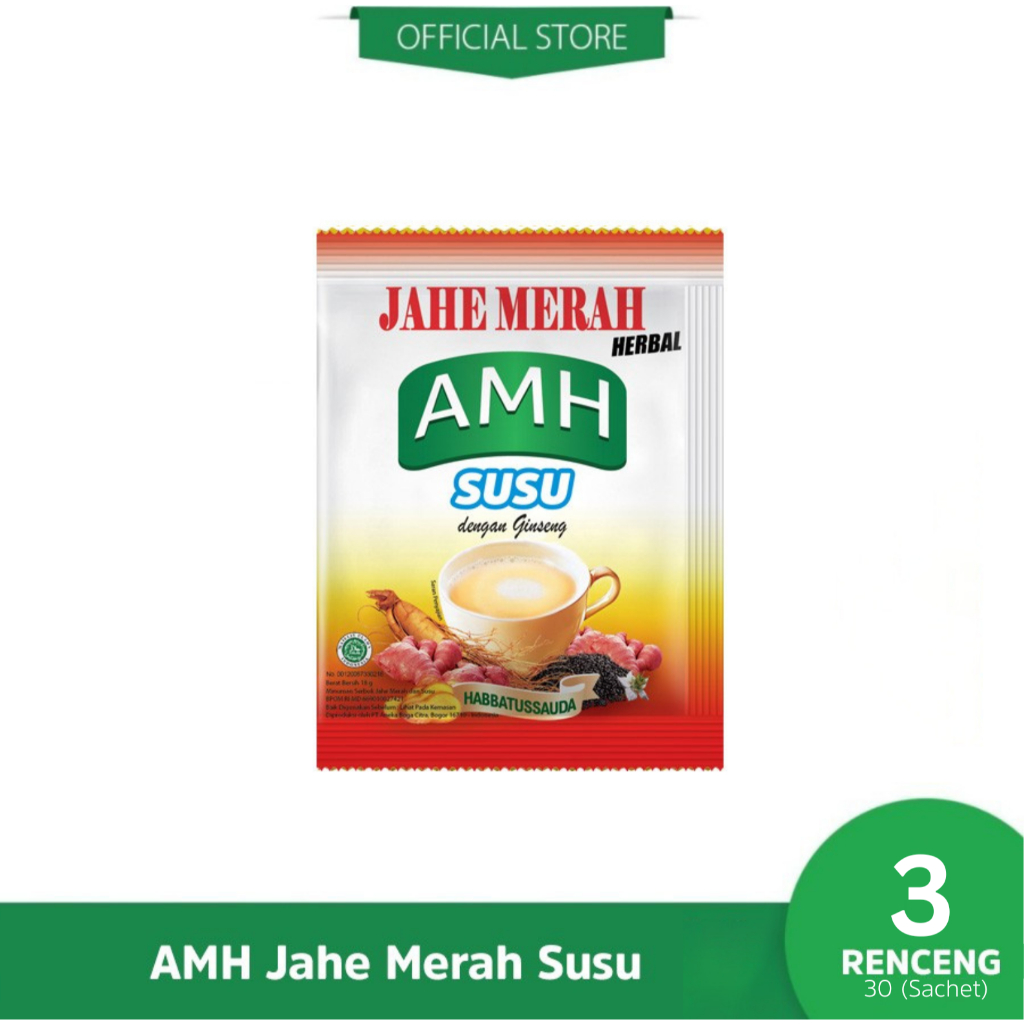 

Paket AMH Susu Jahe Merah - (3 rcg)