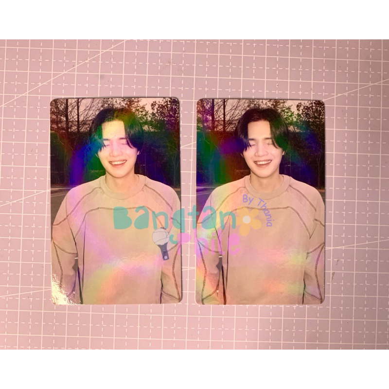 BTS OFFICIAL PHOTOCARD - SUGA Agust D D-Day Gummy Smile Weverse Global Early Bird Gift