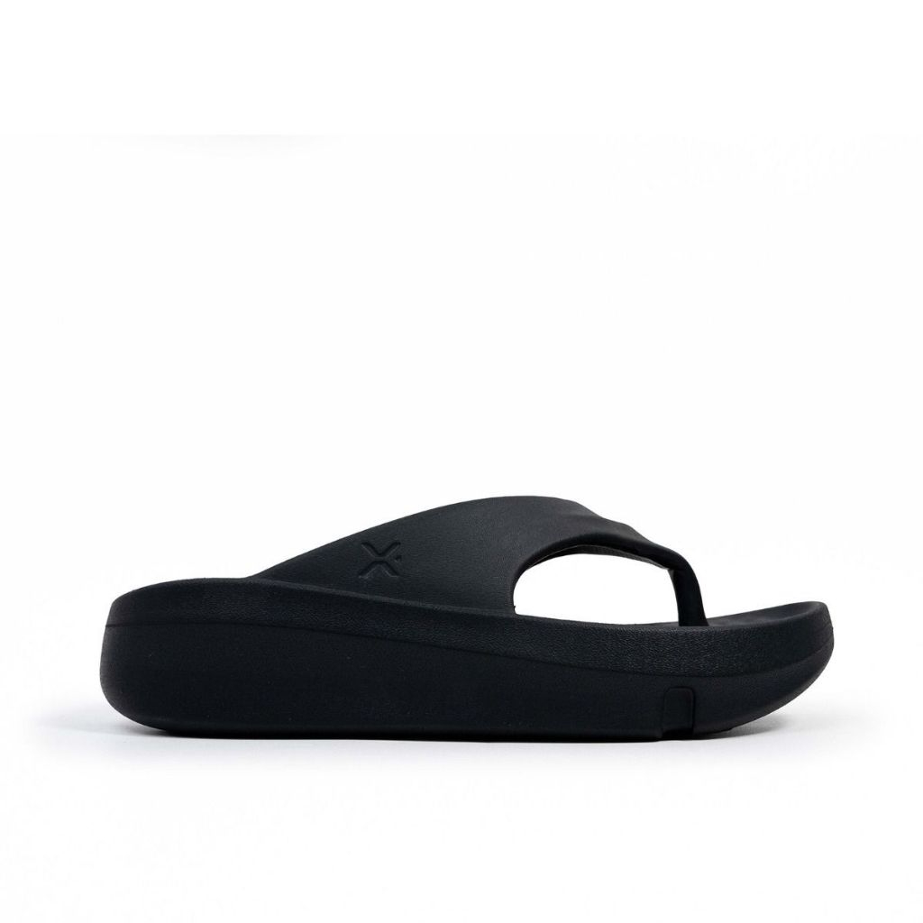 Porto X Aalto Black - Sandal Jepit Karet Sandal Unisex Soleandjoy