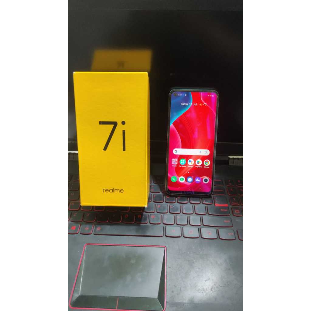 Realme 7i 8/128 GB Ex Resmi Realme Indonesia Second Bekas Seken Good