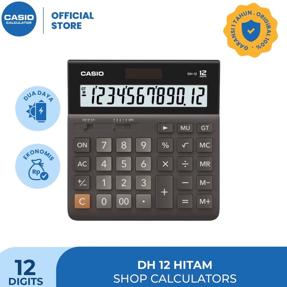 

KODE T5B Casio Desk Calculator DH12BK
