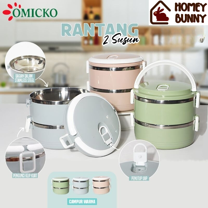 RANTANG MAKAN 2 SUSUN OMICKO