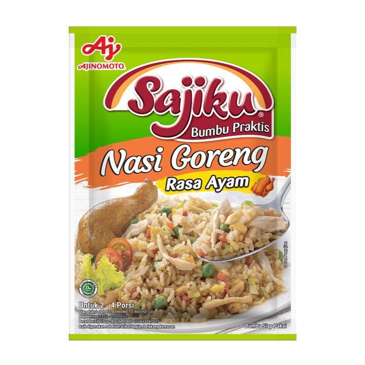 

Sajiku Bumbu Nasi Goreng Rasa Ayam 20 Gram